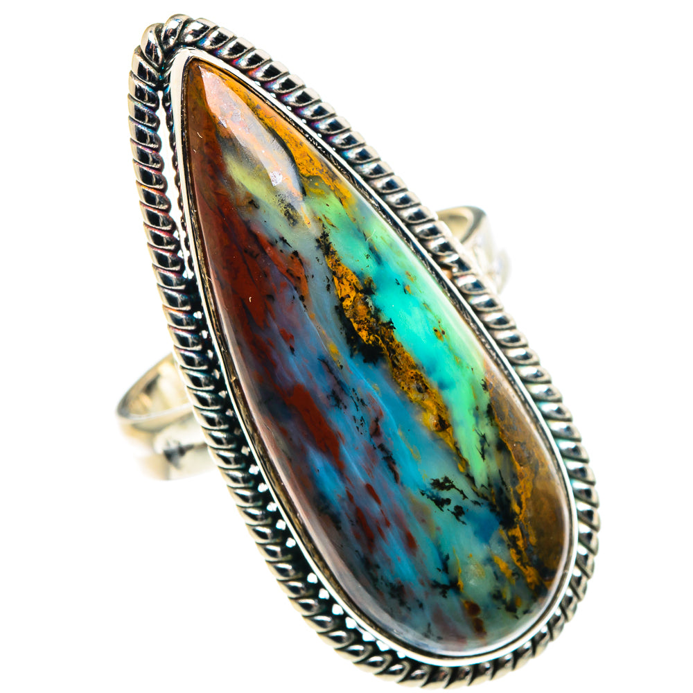Peruvian Opal Rings handcrafted by Ana Silver Co - RING90542