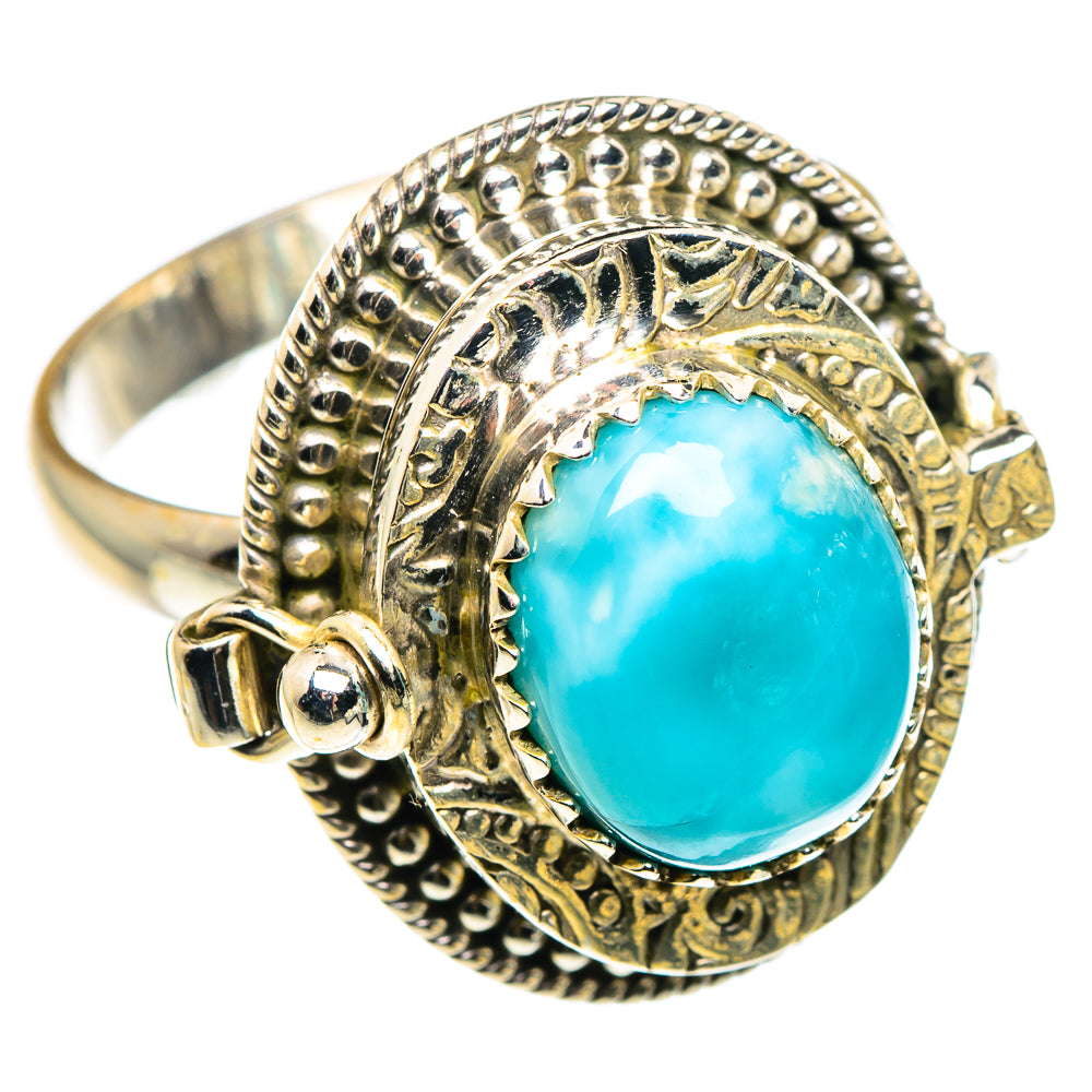 Larimar Rings handcrafted by Ana Silver Co - RING90544