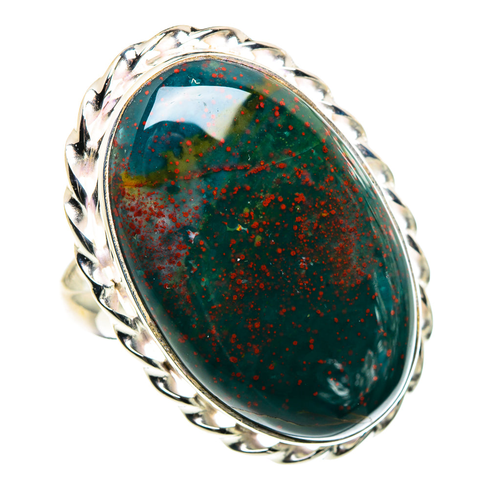 Bloodstone Rings handcrafted by Ana Silver Co - RING90548