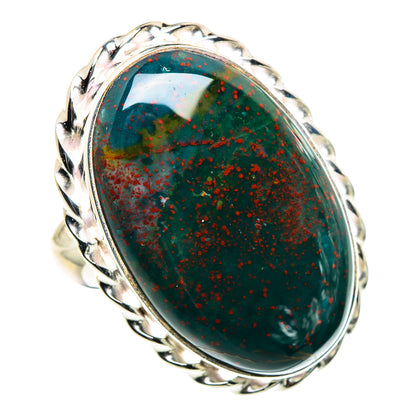 Bloodstone Rings handcrafted by Ana Silver Co - RING90548