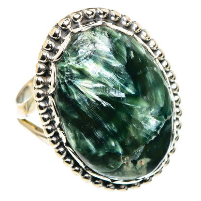 Seraphinite Rings handcrafted by Ana Silver Co - RING90551