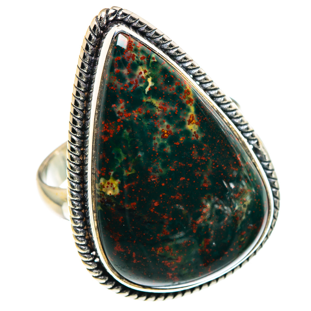 Bloodstone Rings handcrafted by Ana Silver Co - RING90552