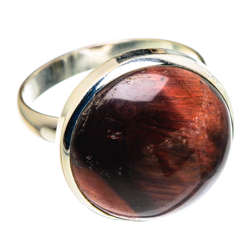 Red Tiger Eye Rings handcrafted by Ana Silver Co - RING90559
