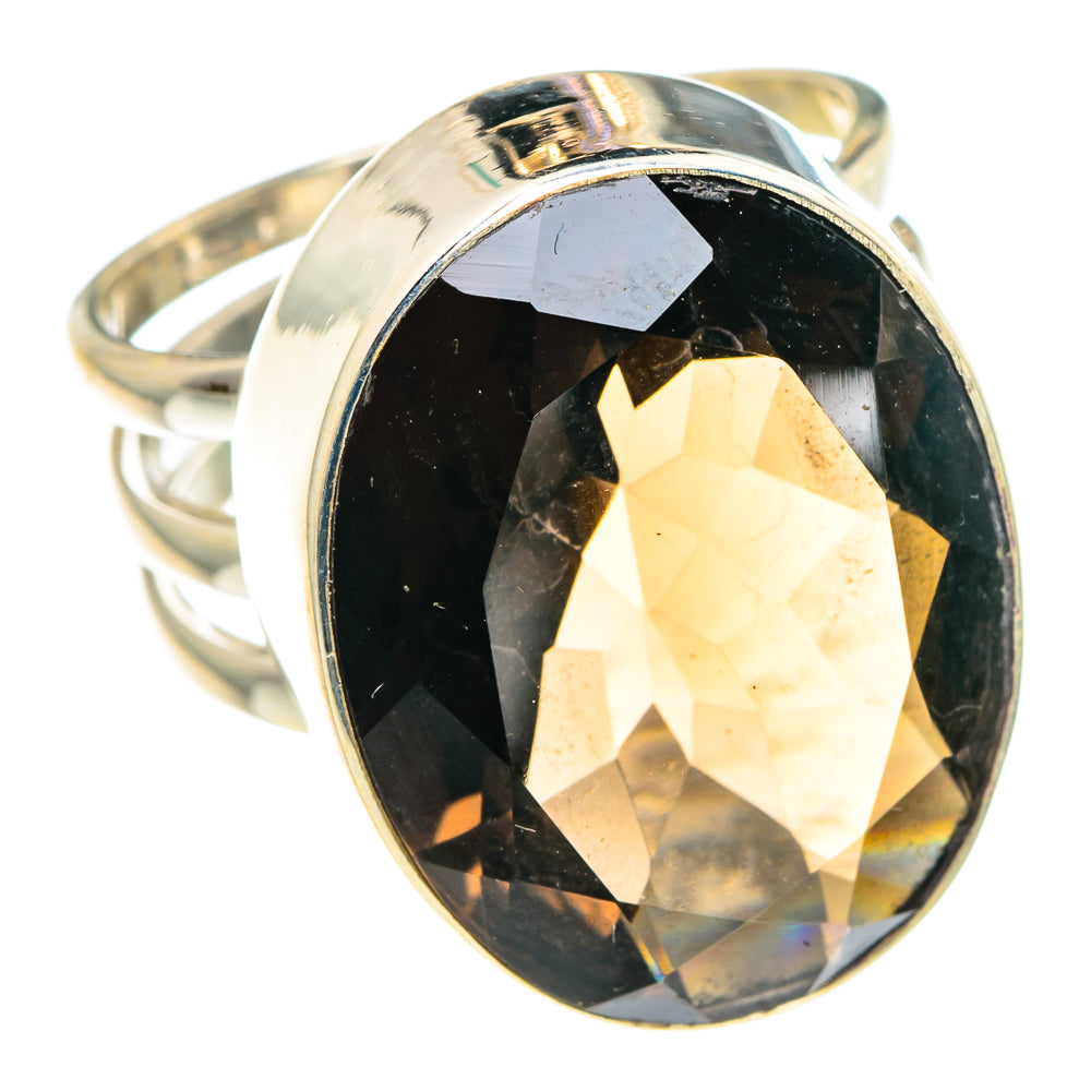 Smoky Quartz Rings handcrafted by Ana Silver Co - RING90560
