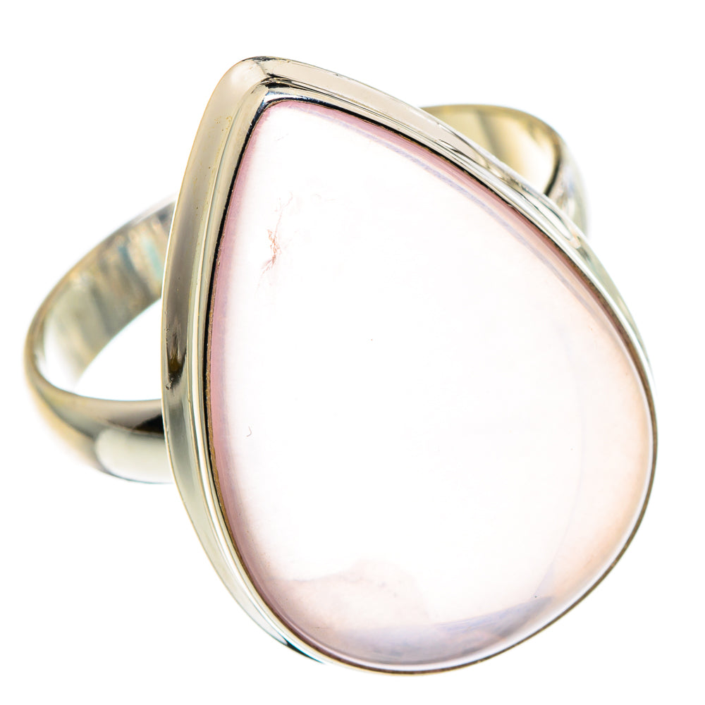 Rose Quartz Rings handcrafted by Ana Silver Co - RING90567