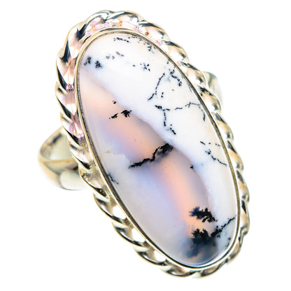 Dendritic Opal Rings handcrafted by Ana Silver Co - RING90576