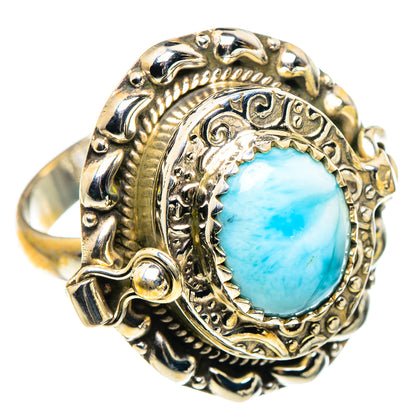 Larimar Rings handcrafted by Ana Silver Co - RING90588