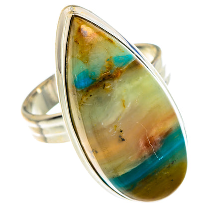 Peruvian Opal Rings handcrafted by Ana Silver Co - RING90591