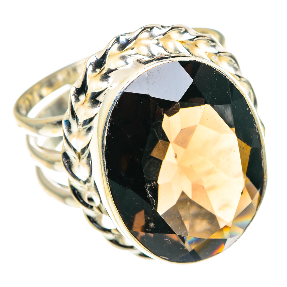 Smoky Quartz Rings handcrafted by Ana Silver Co - RING90605