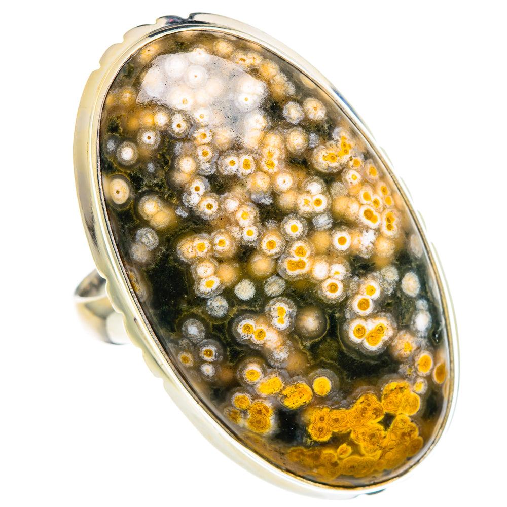 Ocean Jasper Rings handcrafted by Ana Silver Co - RING90608