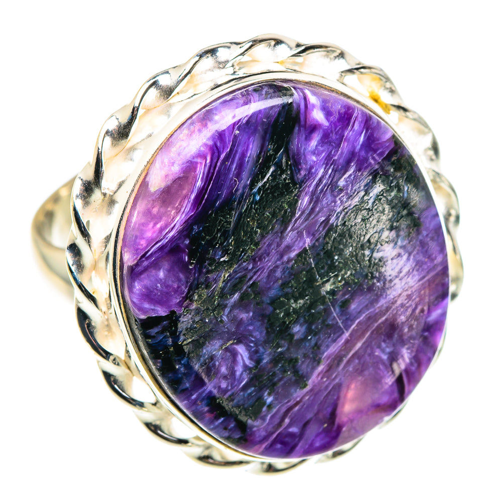 Charoite Rings handcrafted by Ana Silver Co - RING90614
