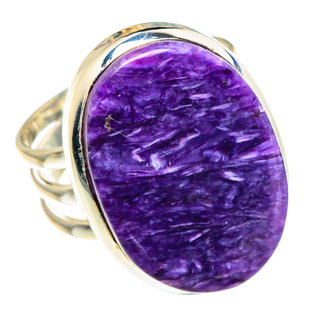 Charoite Rings handcrafted by Ana Silver Co - RING90616