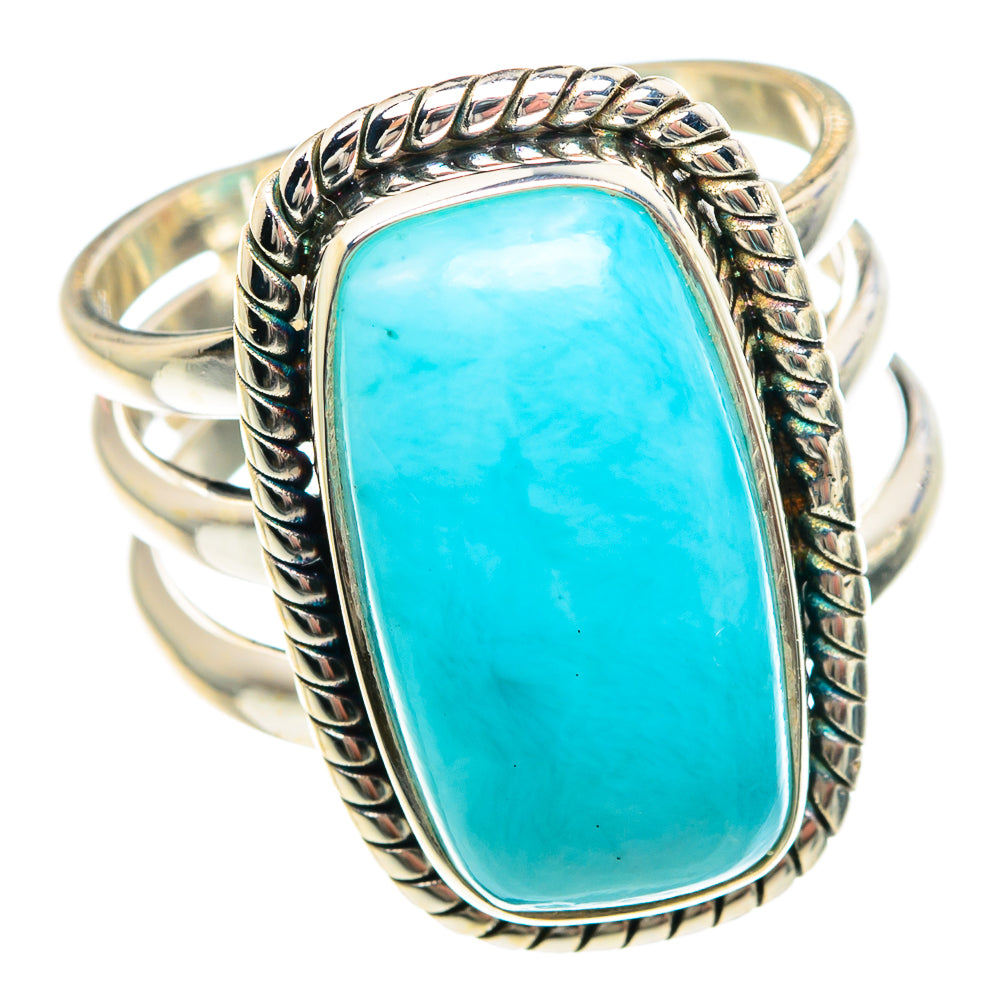 Larimar Rings handcrafted by Ana Silver Co - RING90624