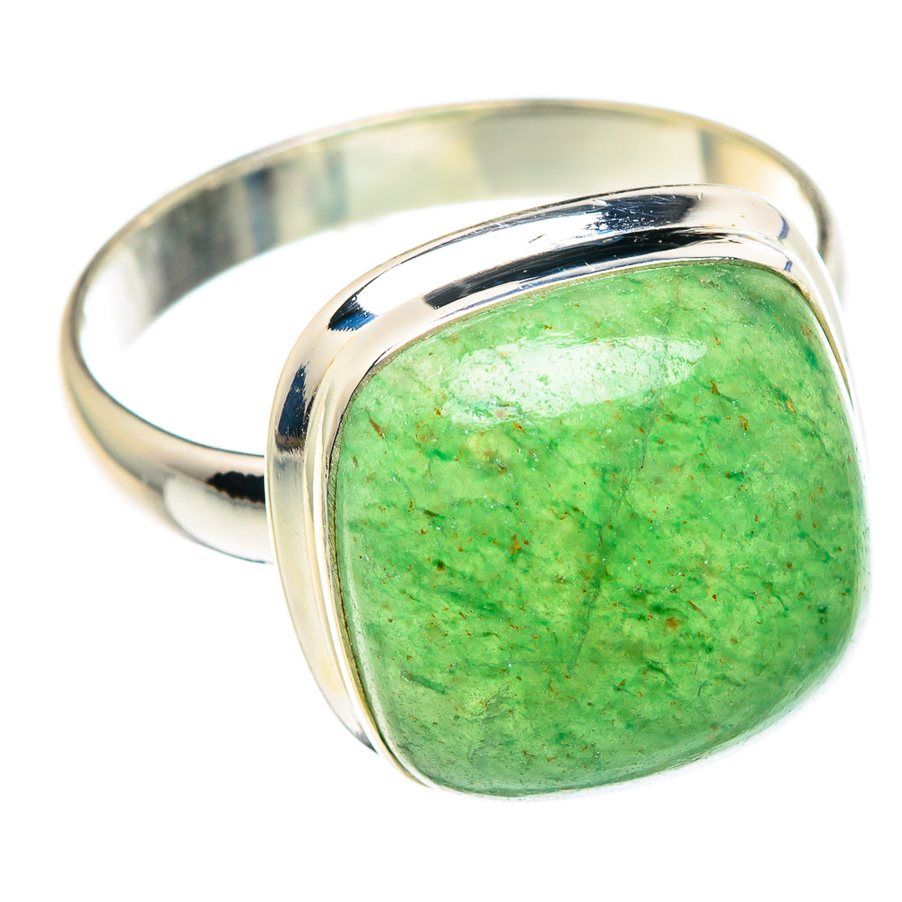 Green Aventurine Rings handcrafted by Ana Silver Co - RING90628