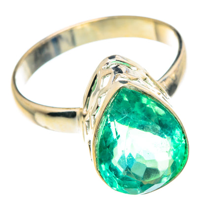 Green Fluorite Rings handcrafted by Ana Silver Co - RING90631