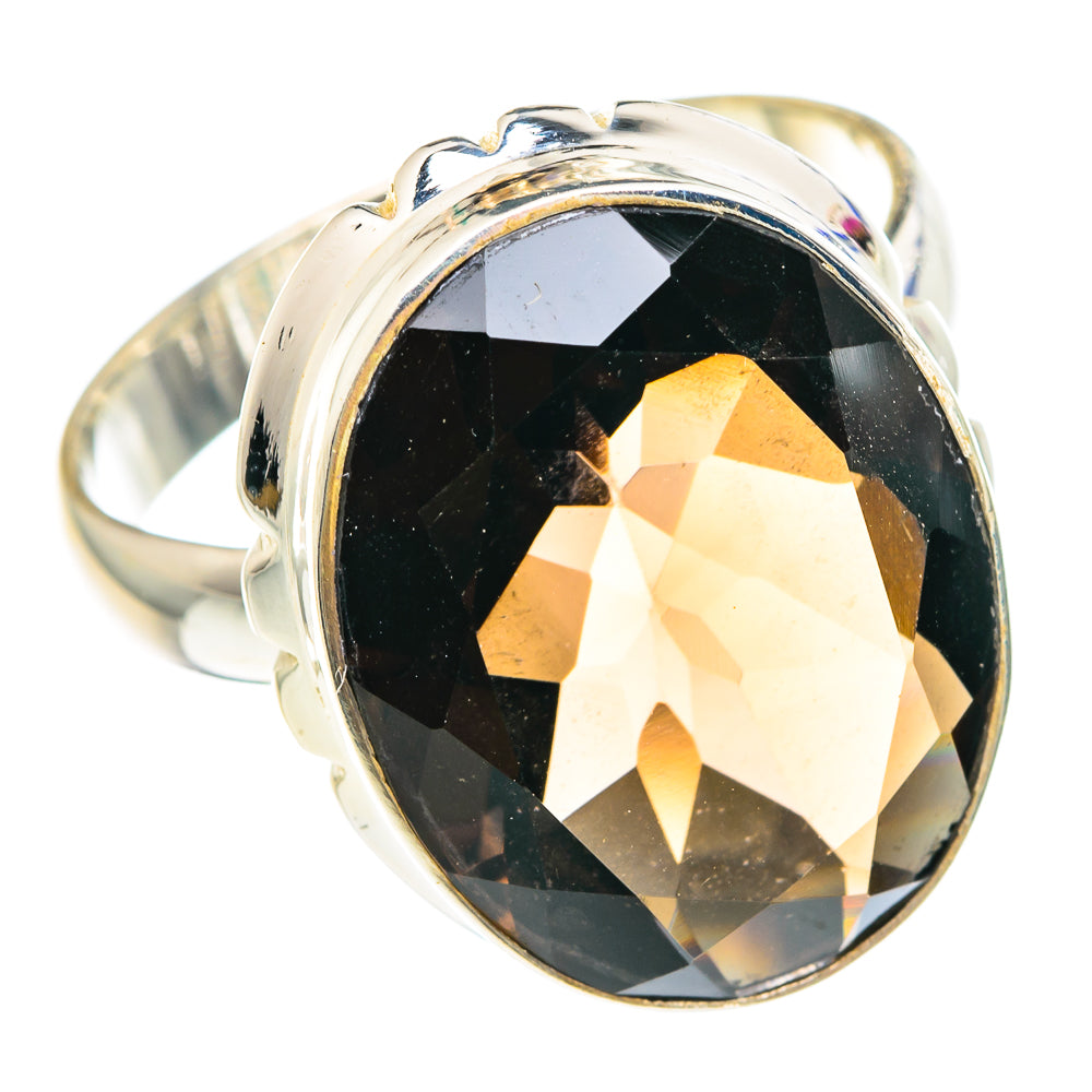 Smoky Quartz Rings handcrafted by Ana Silver Co - RING90633