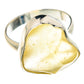 Libyan Desert Glass Rings handcrafted by Ana Silver Co - RING90636 - Photo 2