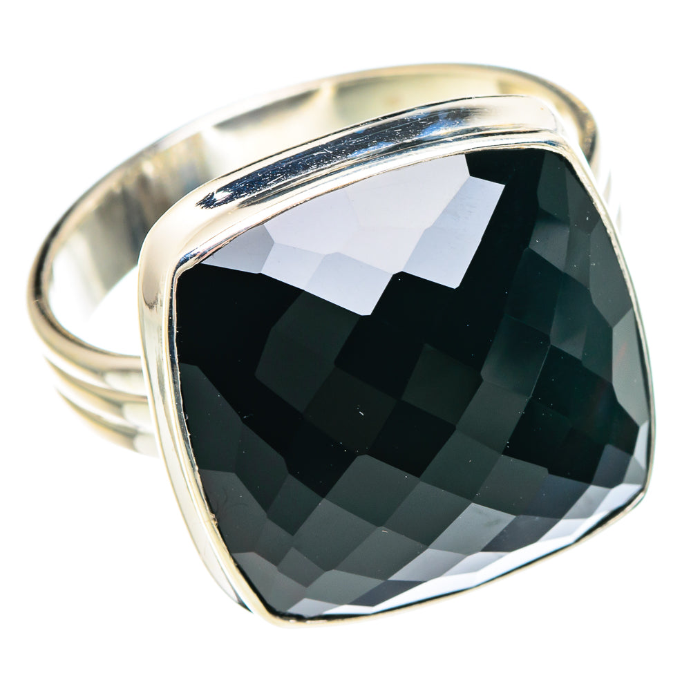 Black Onyx Rings handcrafted by Ana Silver Co - RING90651 - Photo 2