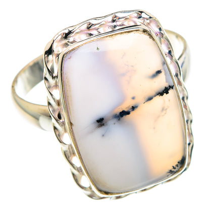 Dendritic Opal Rings handcrafted by Ana Silver Co - RING90653