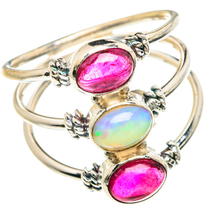 Ethiopian Opal Rings handcrafted by Ana Silver Co - RING90655