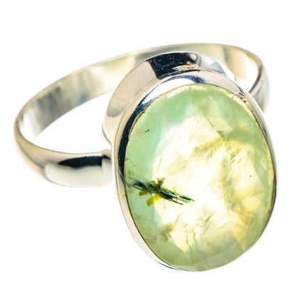 Prehnite Rings handcrafted by Ana Silver Co - RING90664 - Photo 2