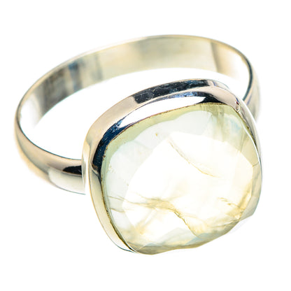 Prehnite Rings handcrafted by Ana Silver Co - RING90665