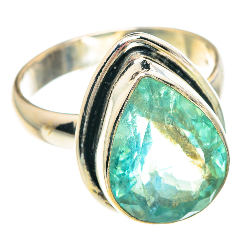 Green Fluorite Rings handcrafted by Ana Silver Co - RING90667