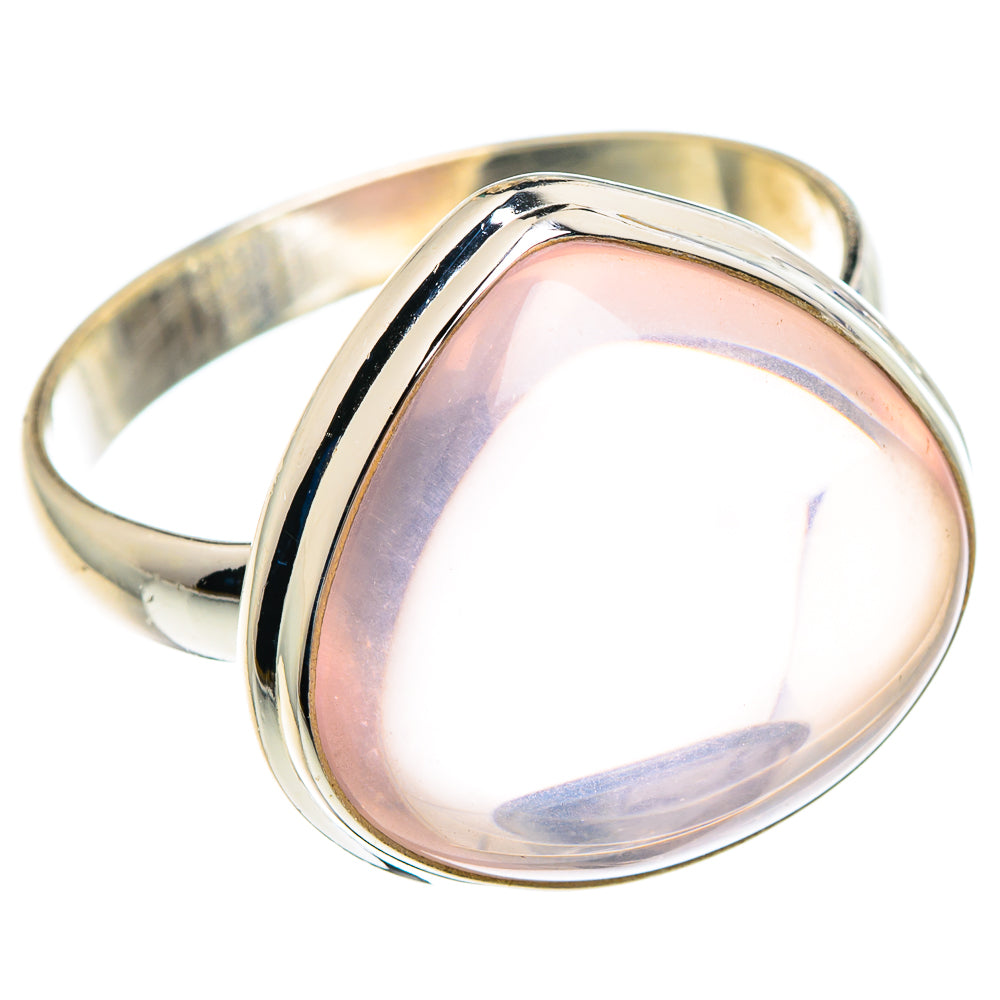 Rose Quartz Rings handcrafted by Ana Silver Co - RING90675
