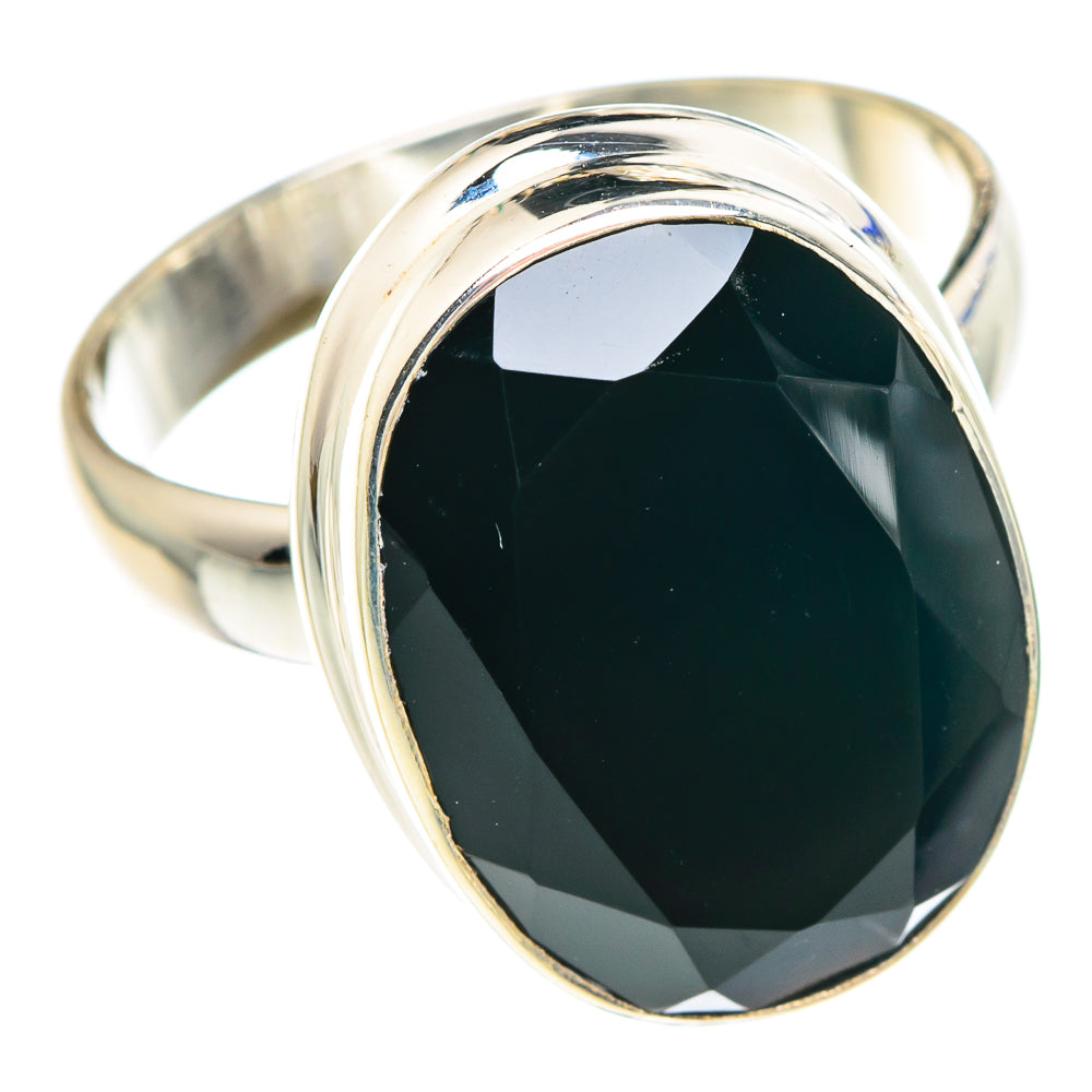 Black Onyx Rings handcrafted by Ana Silver Co - RING90686 - Photo 2