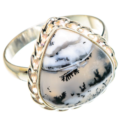 Dendritic Opal Rings handcrafted by Ana Silver Co - RING90688