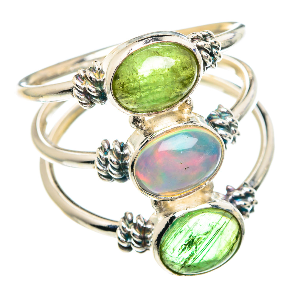 Ethiopian Opal Rings handcrafted by Ana Silver Co - RING90689