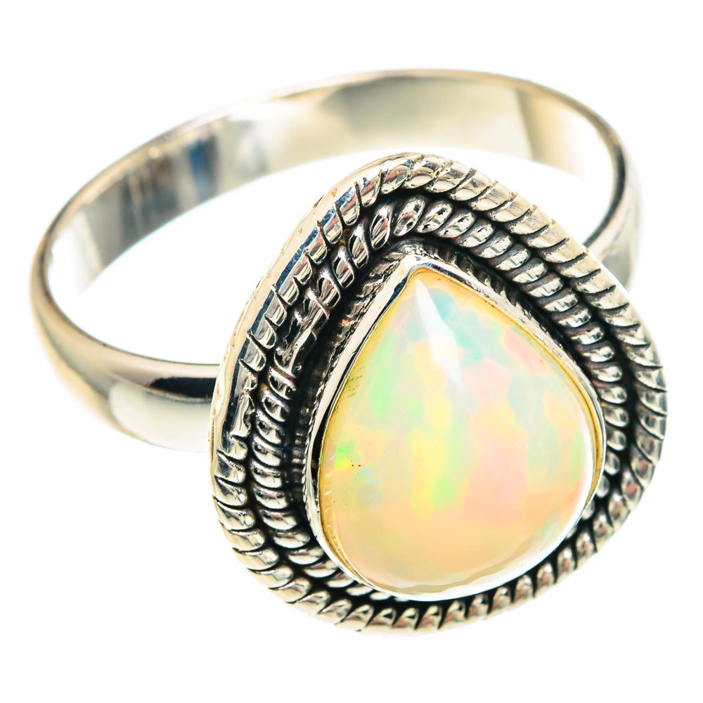 Ethiopian Opal Rings handcrafted by Ana Silver Co - RING90690