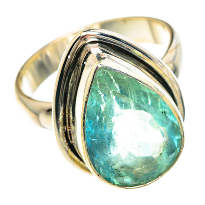 Blue Fluorite Rings handcrafted by Ana Silver Co - RING90696 - Photo 2