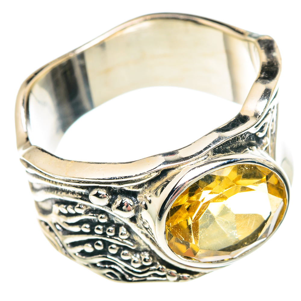 Citrine Rings handcrafted by Ana Silver Co - RING90701