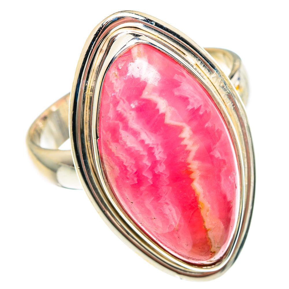 Rhodochrosite Rings handcrafted by Ana Silver Co - RING90708
