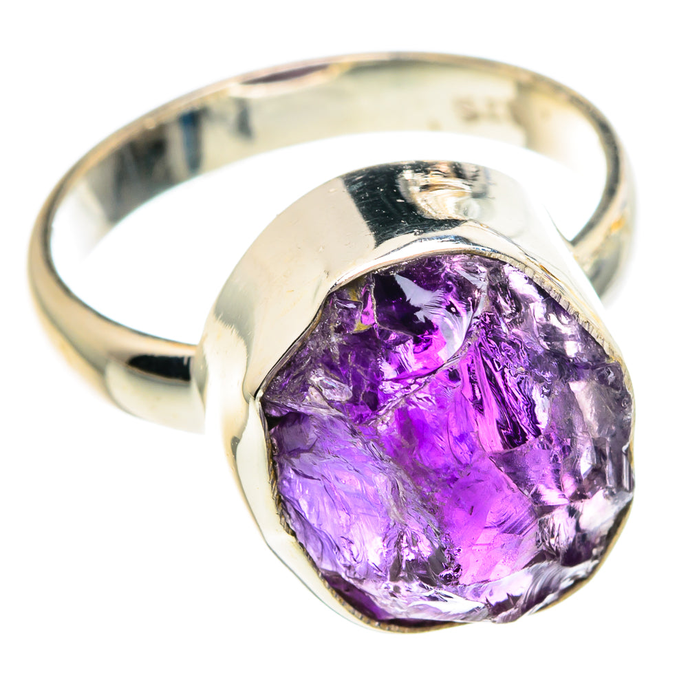 Amethyst Rings handcrafted by Ana Silver Co - RING90713 - Photo 2