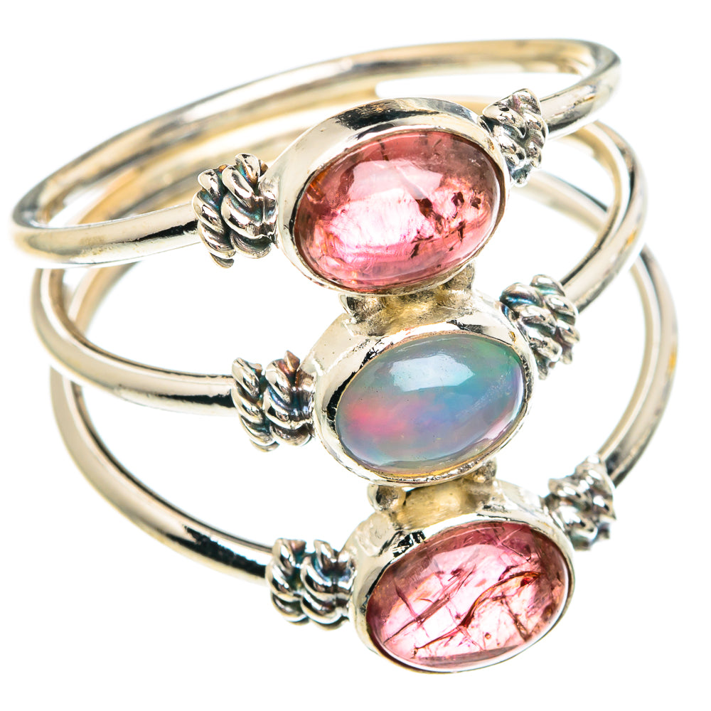 Ethiopian Opal Rings handcrafted by Ana Silver Co - RING90719