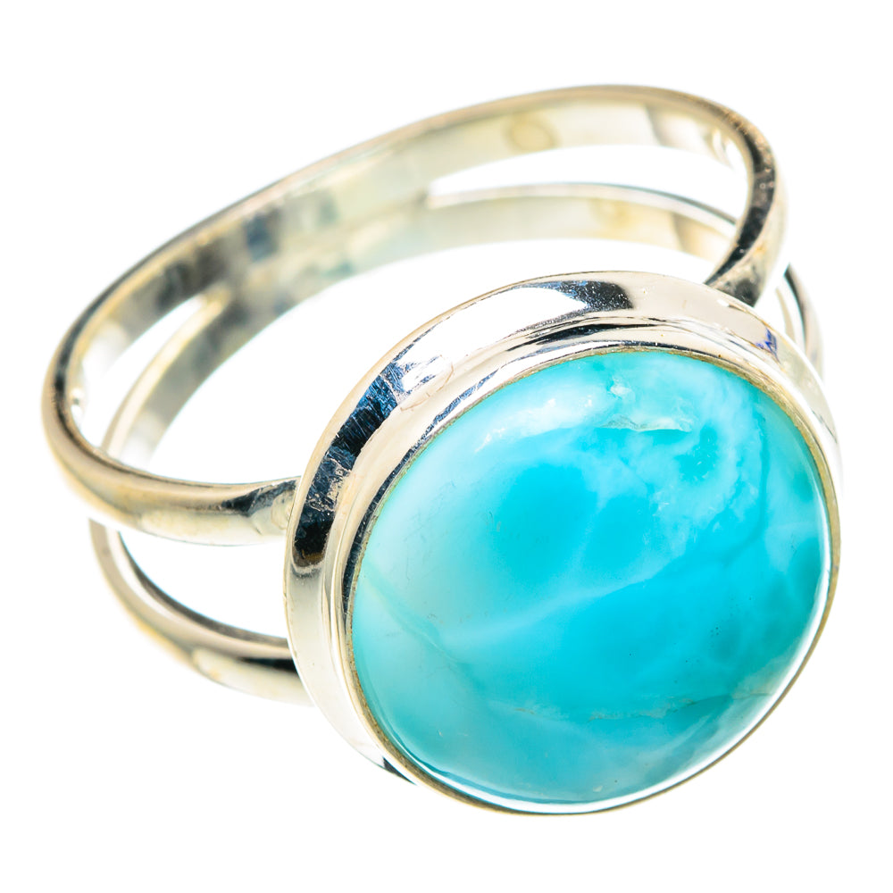 Larimar Rings handcrafted by Ana Silver Co - RING90721