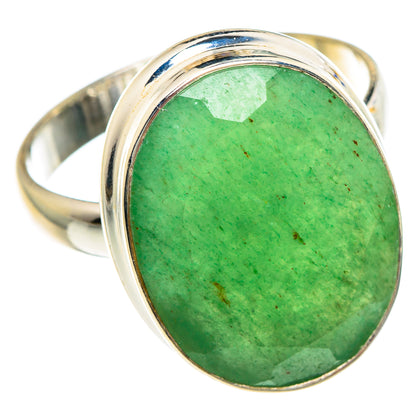 Green Aventurine Rings handcrafted by Ana Silver Co - RING90729