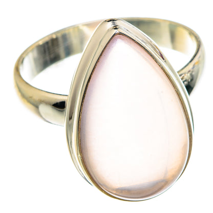 Rose Quartz Rings handcrafted by Ana Silver Co - RING90738