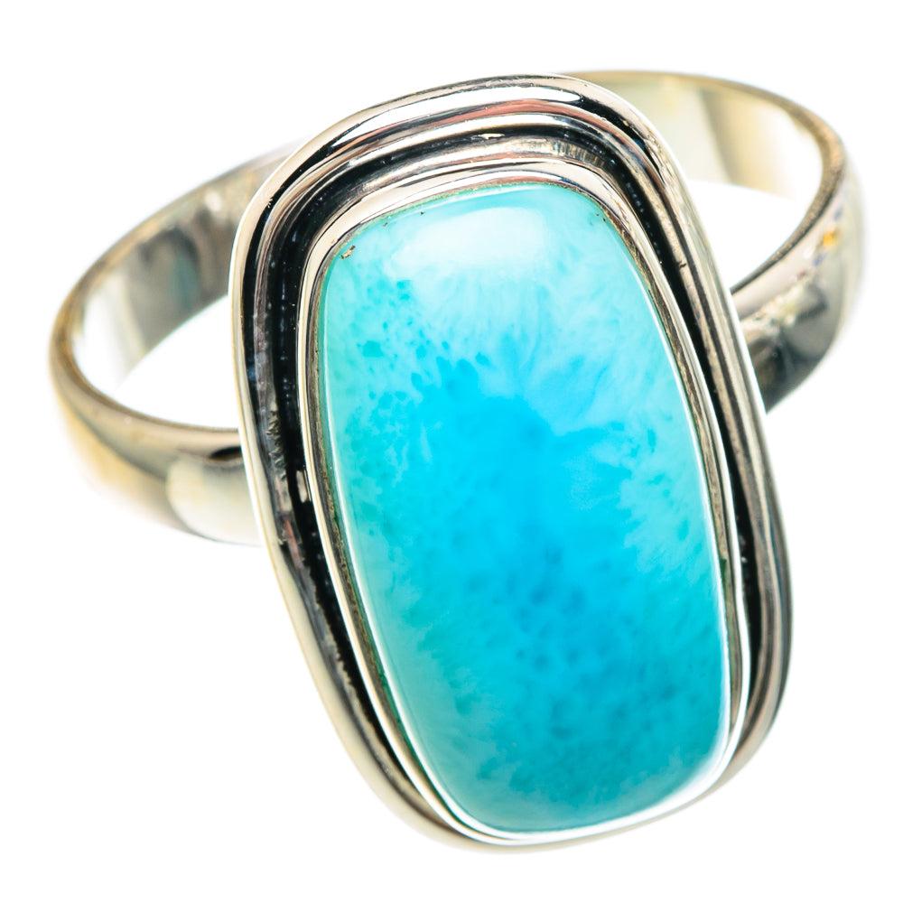 Larimar Rings handcrafted by Ana Silver Co - RING90749