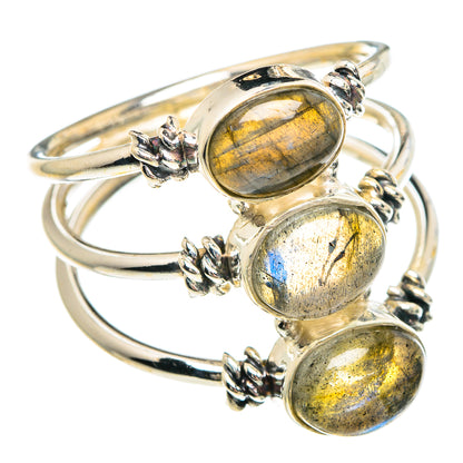 Labradorite Rings handcrafted by Ana Silver Co - RING90751