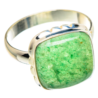 Green Aventurine Rings handcrafted by Ana Silver Co - RING90757