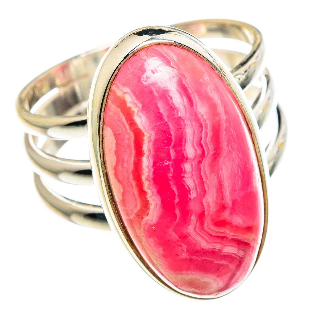 Rhodochrosite Rings handcrafted by Ana Silver Co - RING90766