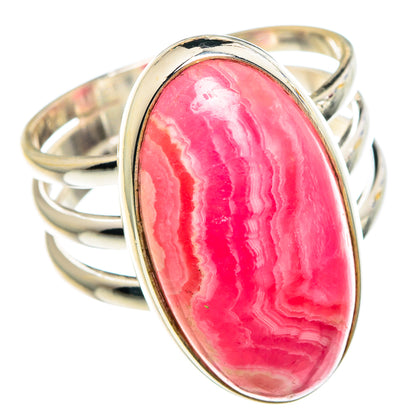 Rhodochrosite Rings handcrafted by Ana Silver Co - RING90766