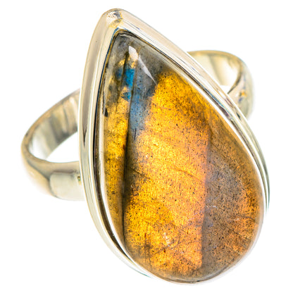 Labradorite Rings handcrafted by Ana Silver Co - RING90805