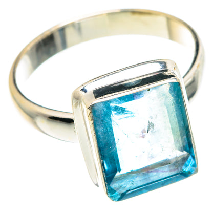 Blue Topaz Rings handcrafted by Ana Silver Co - RING90809