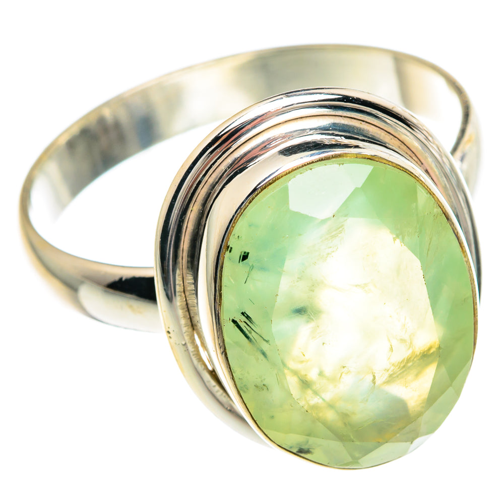 Prehnite Rings handcrafted by Ana Silver Co - RING90813