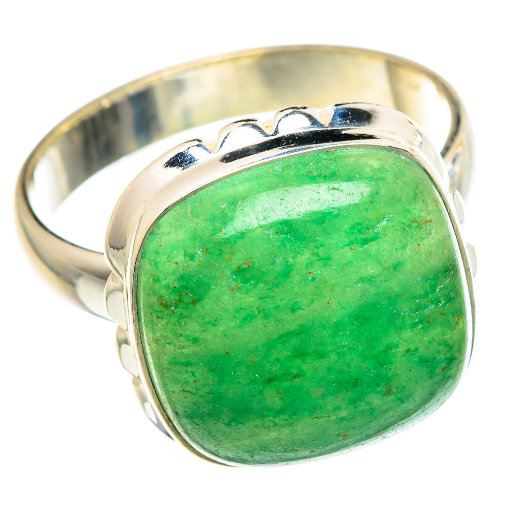 Green Aventurine Rings handcrafted by Ana Silver Co - RING90815