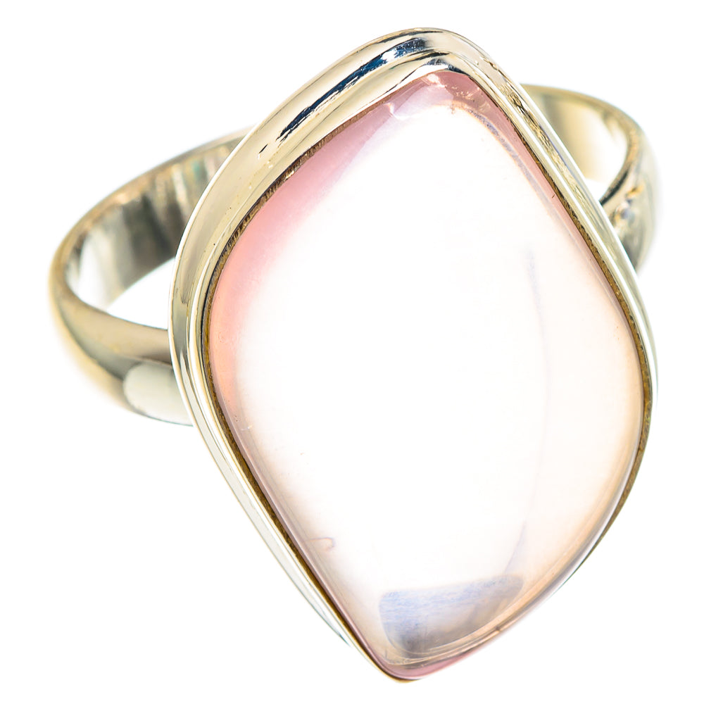 Rose Quartz Rings handcrafted by Ana Silver Co - RING90822